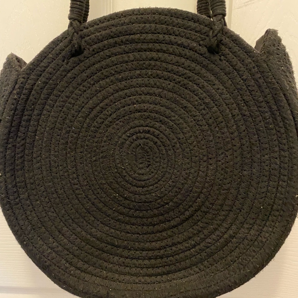 Universal Thread Black Circular Shoulder Bag - image 3
